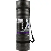 HMS Tapis de yoga Premium 183 cm - Idéal pour le Pilates, le yoga et le stretching Noir