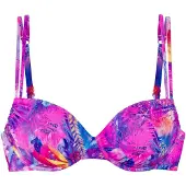 Venice beach Hauts de bikini bleu / bleu pastel / curry / rose foncé