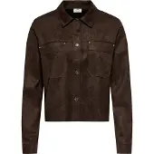 JDY Veste mi-saison brun foncé