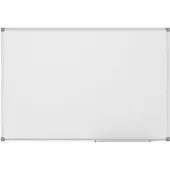 MAUL Tableau blanc MaulStandard - cadre alu - surface plastifiée - l. 2000 x H 1200 mm - avec auget