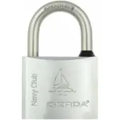 Gerda Cadenas en acier inoxydable Chrome 60Mm / Navy Club