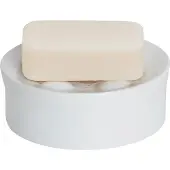 Spirella Accessoire à Poser Opera Relief Porte-Savon Blanc - Porcelaine