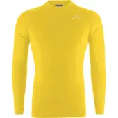 Kappa Vurbat Long Sleeve Base Layer Jaune S Homme