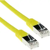 ACT Jaune 2 mètres de câble patch F/UTP CAT5E avec connecteurs RJ45