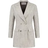 Vulto Blazer 'Silk Linen Jacket' beige