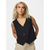 Pieces Gilet de costume 'PCBosella' noir