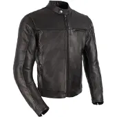 Oxford Walton 2.0 Leather Jacket Noir M Homme