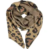Kumixi Écharpe 'Leo' beige foncé