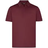 Ragman Softknit Regular Fit Polo rouge, Unicolore