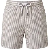 Vercate Shorts de bain 'Seersucker' marron