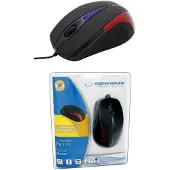 Esperanza Sirius 3D Souris Optique Filaire Usb Noir/Rouge