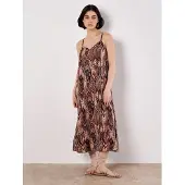 Apricot Robe d’été beige / rouille / rose clair / noir
