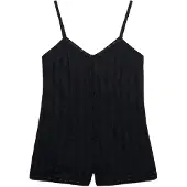 Superdry Lace Cami Playsuit Sleeveless Romper Noir M Femme