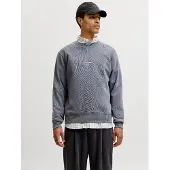 Jack & Jones Sweat-shirt 'JJESoho' gris basalte / blanc