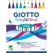 Adlibris Turbo Soft Brush Pen Intense ensemble de 10