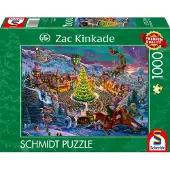 Schmidt Zac Kinkade : Le pôle Nord du Père Noël (1 000 pièces)