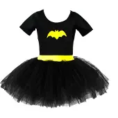 Den Goda Fen Batgirl Child Costume Noir 4-6 Years Enfants
