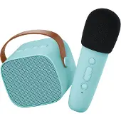 Lalarma Haut-parleur av. Microphone - Sans fil - Karaoké - Bleu - - UneTaille - Haut-parleurs
