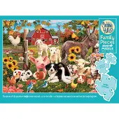 Cobble Hill Puzzle Family Farm - 350 pièces - Jouets colorés
