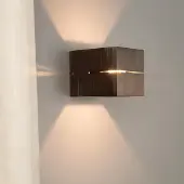LUSENZ - Applique murale cubique 3W G9 bronze brossé IP20 dimmable