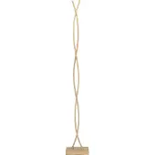 Eglo Lampe sur pied LED à l’aspect bois Lasana 4 143 cm