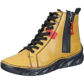 Rieker Bottes à lacets 'Booties 55024' jaune