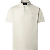 Hackett London pour homme. HM5600089 Polo à col jacquard blanc (XL), Casuel, Coton, Manche courte