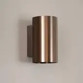 LUSENZ - Applique murale cylindrique 10W GU10 bronze brossé up/downlight