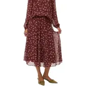 Vero Moda Ihannah Midi Skirt Violet XS Femme