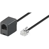 Pro Câble d'extension RJ11 - 6 mètres - Noir -