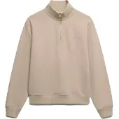 Superdry pour femme. W2012666A Sweat Essential Logo vert (XS), Casuel, Coton, Taupe