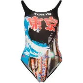 Turbo Tokyo Pro Resist Swimsuit Bleu 3XL Femme