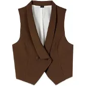 Oltre Gilet de costume marron