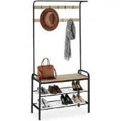TecTake - porte-manteau armoire Wichita - industriel marron clair - 404534