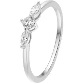 Hey Happiness Bague 'Slim Nexus' argent
