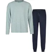 Phil&Co. Pyjama long 'Fashionable' mélange de couleurs