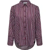 JDY Chemisier 'JDYSerena' bordeaux / blanc