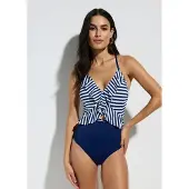 Bonprix Maillot 1 pièce à volants et découpe