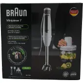 Braun MultiQuick 7 MQ7035IWH 0,6 L Mélangeur par immersion 1000 W Acier inoxydable, Blanc