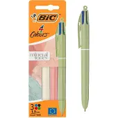 BIC Mineral Tones Kugelschreiber-Mix, 1 mm, 3 Stück (3x)
