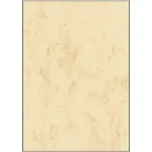 Sigel Design Paper - Parchemin - beige marbre - A4 (210 x 297 mm) - 200 g/m² - 50 feuille(s) papier