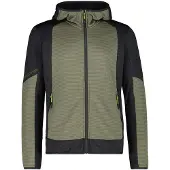 CMP Veste à capuche polaire Grid Tech