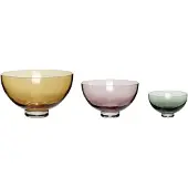 Hubsch Radiant Bols Multicolore (lot De 3) | 481202