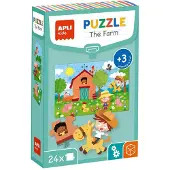 APLI Puzzle éducatif "The Farm", 24 pièces (24 pièces)