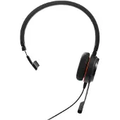 Jabra Evolve 20SE MS Mono Casque Avec fil Arceau Bureau/Centre d'appels USB Type-A Noir