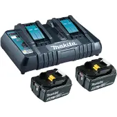 Makita - Chargeur de batterie + batterie 2 x - Li-Ion - 5 mAh - Charge 2 x batteries