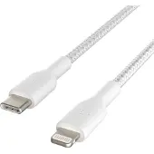 Belkin Câble USB-C vers Lightning 1 m Blanc Nylon