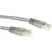 ACT - Câble de raccordement - RJ-45 (M) bis RJ-45 (M) - 3 m - UTP - CAT 5e - Grau