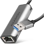Axagon Ade-25r Usb-a To Rj45 Adapter Argenté