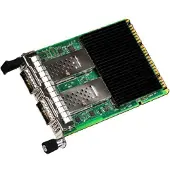 Intel E810-CQDA2 OCP (PCI Express 4.0), Carte réseau, Noir, Gris, Vert